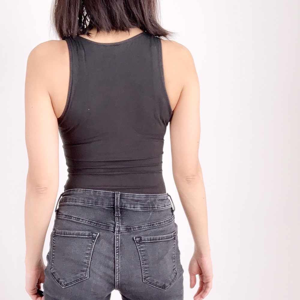 Black Slim fit Bodysuit - Picture 6 of 7